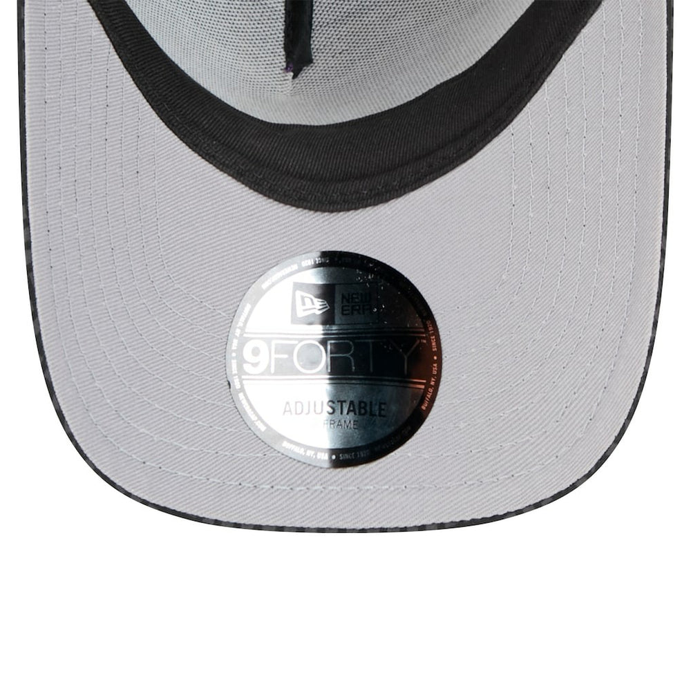 NFL New Orleans Saints Midnight Ink Tonal Text A-Frame Trucker 9FORTY Adjustable Hat
