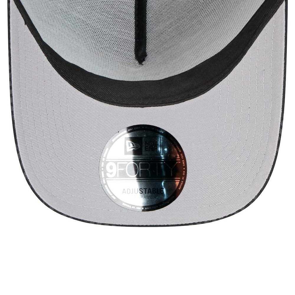 NFL Cincinnati Bengals Midnight Ink Tonal Text A-Frame Trucker 9FORTY Adjustable Hat