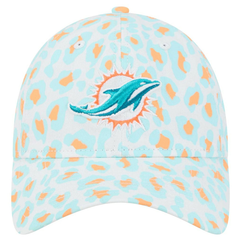 NFL Miami Dolphins Women's Active Leopard 9TWENTY Adjustable Hat