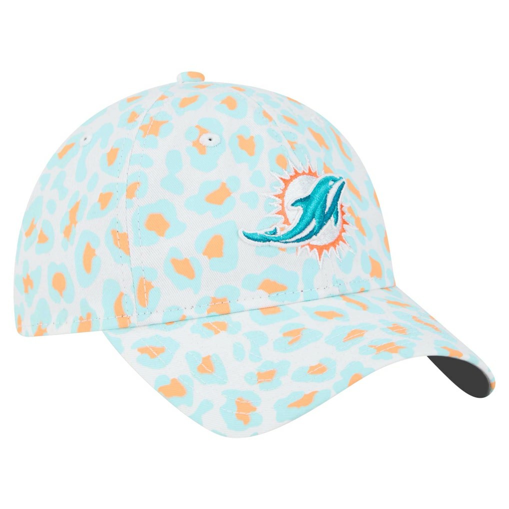 NFL Miami Dolphins Women's Active Leopard 9TWENTY Adjustable Hat