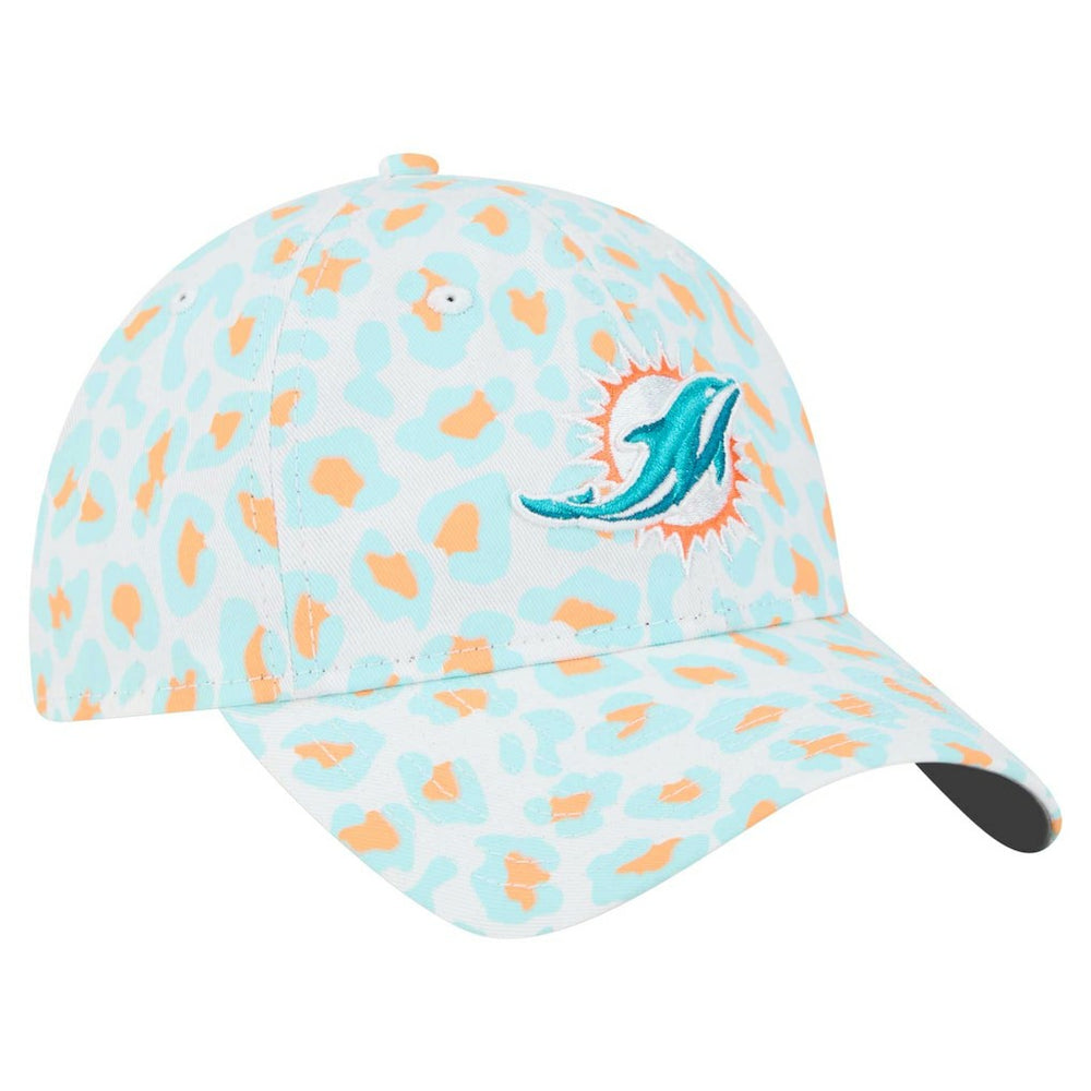NFL Miami Dolphins Women's Active Leopard 9TWENTY Adjustable Hat