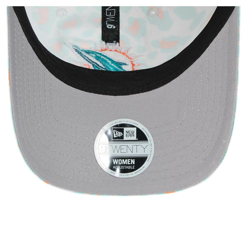 NFL Miami Dolphins Women's Active Leopard 9TWENTY Adjustable Hat