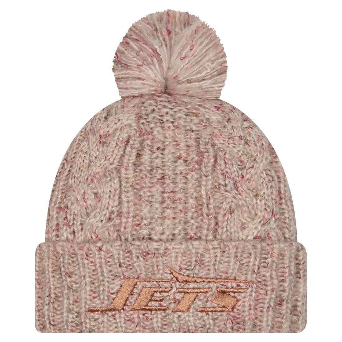 NFL New York Jets Women's Trendy Tone Cuffed Knit Hat with Pom