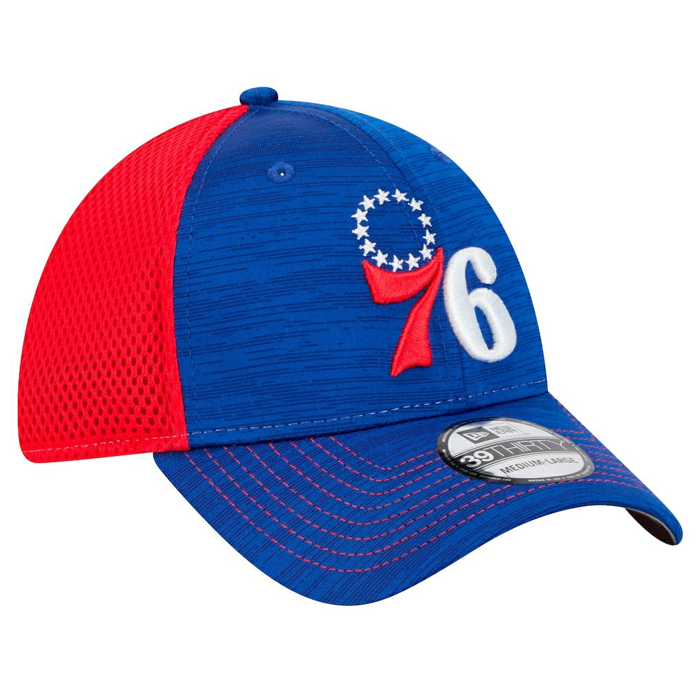 Philadelphia 76ers Active Tech Neo Flex 39THIRTY Flex Hat - Royal/Red | New Era sale