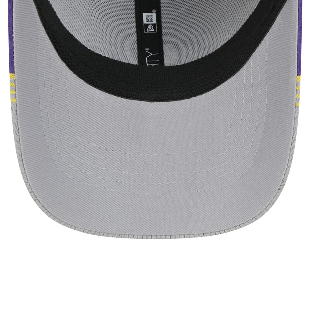 Los Angeles Lakers Active Trim 39THIRTY Flex Hat - Gray/Purple | New Era sale