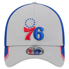 Philadelphia 76ers Active Trim 39THIRTY Flex Hat - Gray/Royal | New Era outlet