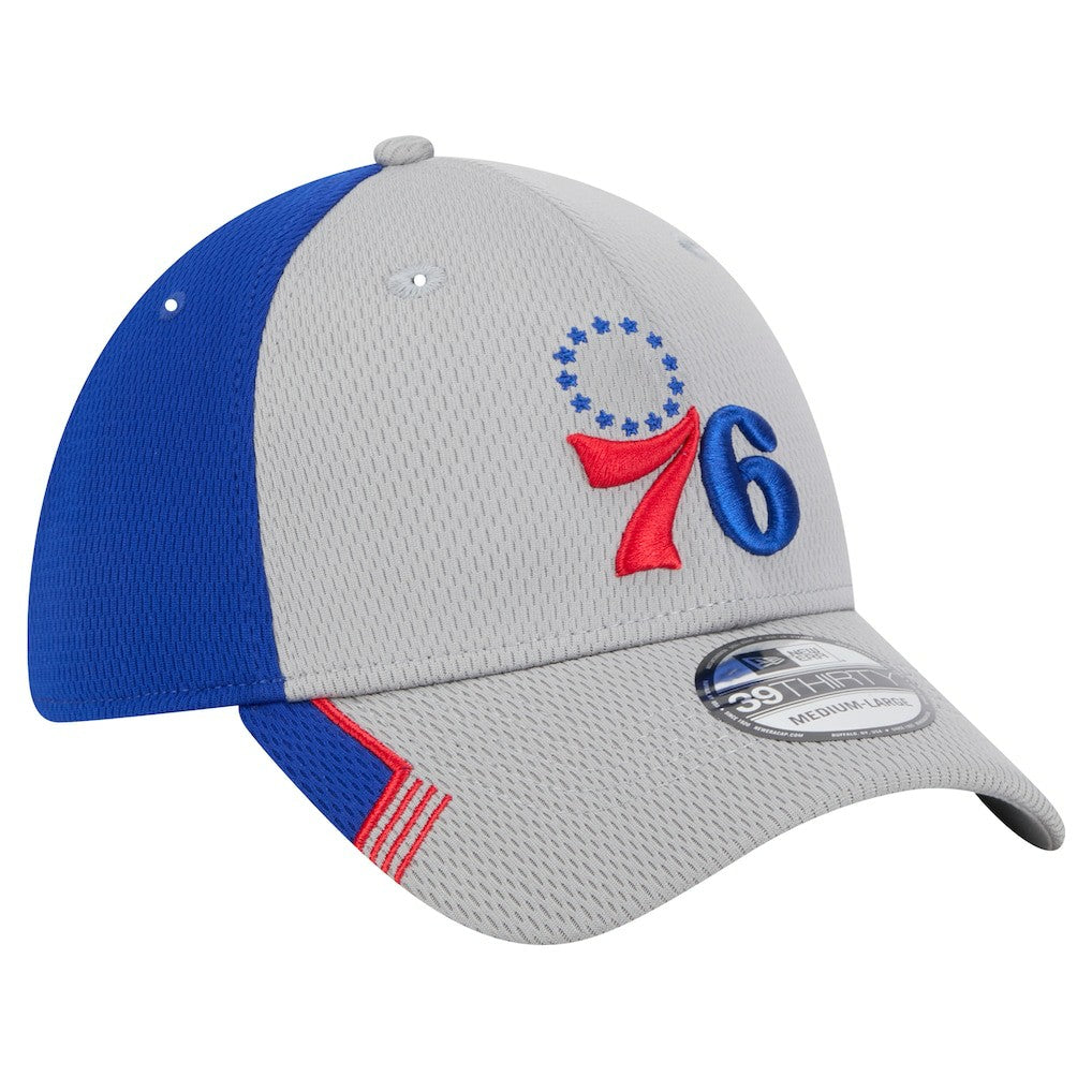 Philadelphia 76ers Active Trim 39THIRTY Flex Hat - Gray/Royal | New Era outlet