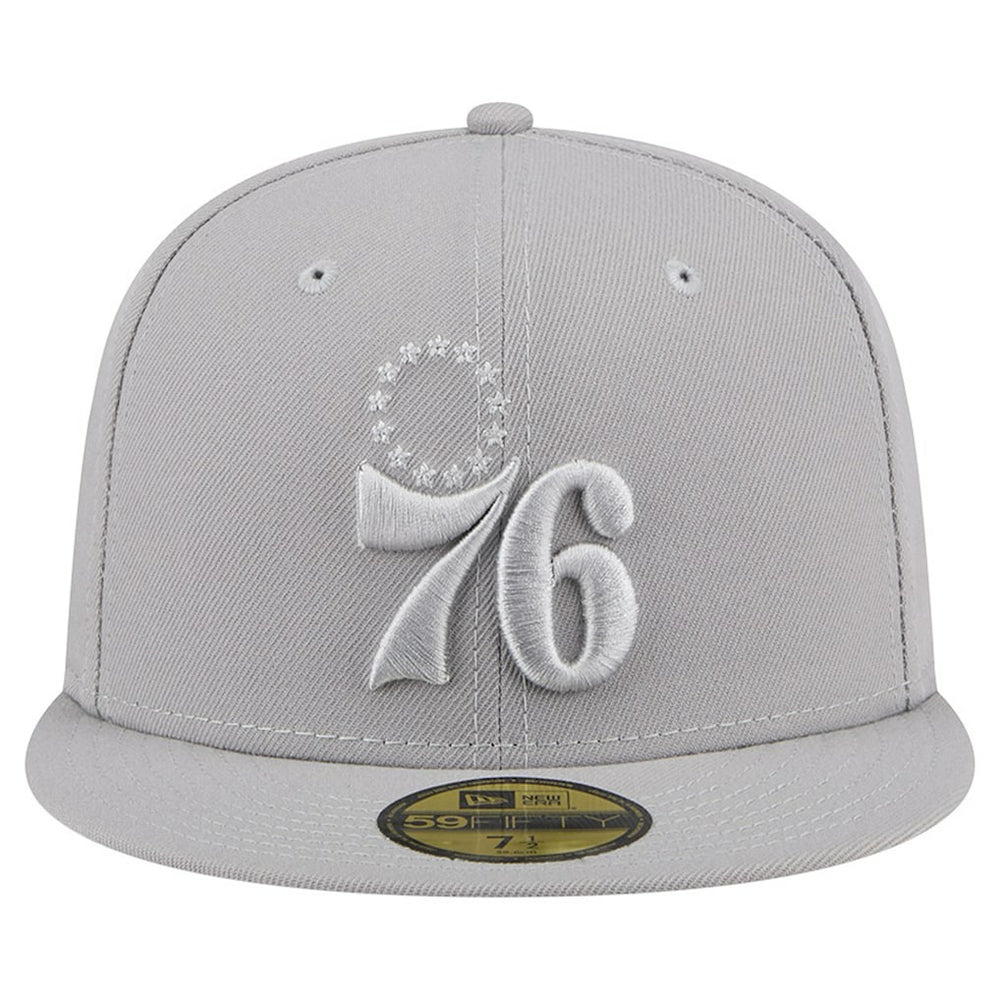 Philadelphia 76ers Color Pack 59FIFTY Fitted Hat - Gray | New Era cheap