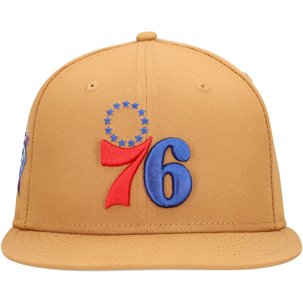 Philadelphia 76ers Color Pack 9FIFTY Snapback Hat - Tan | New Era cheap