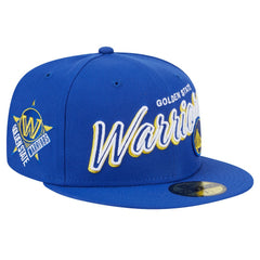 Golden State Warriors Sport Night Script Sided 59FIFTY Fitted Hat sale - Royal | New Era online