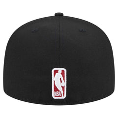 Miami Heat Sport Night Script Sided 59FIFTY Fitted Hat - Black | New Era discount
