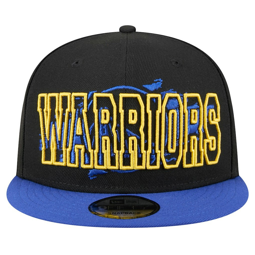 Golden State Warriors Sport Night Splatter 2-Tone 9FIFTY Snapback Hat sale - Black/Royal | New Era sale