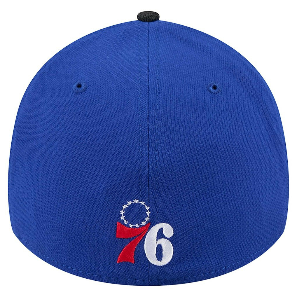 Philadelphia 76ers Sport Night Visor Hit 39THIRTY Flex Hat - Royal/Black | New Era on sale