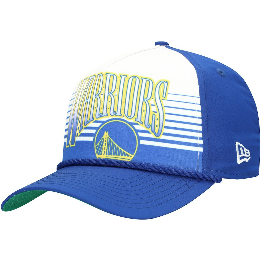 Golden State Warriors Royal Throwback Gradient A-Frame 9FORTY Adjustable Hat | New Era on sale