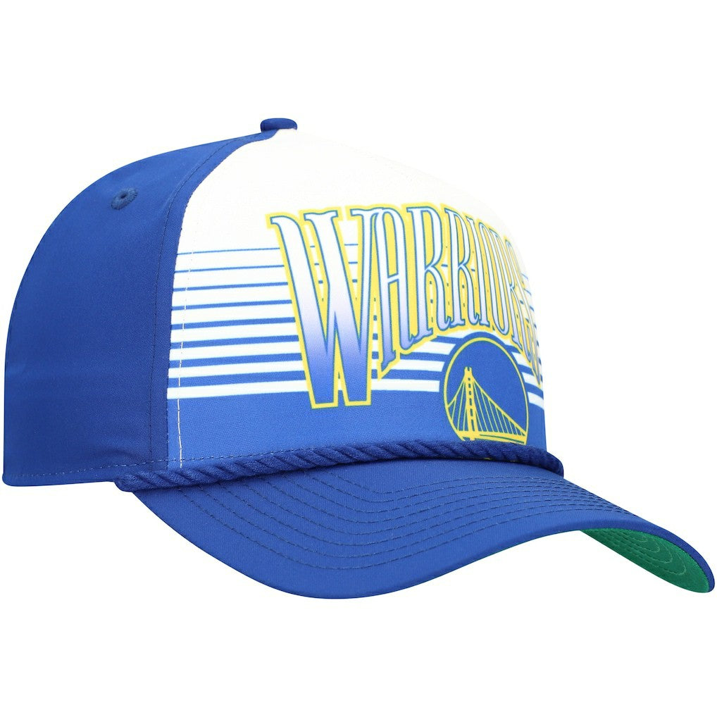Golden State Warriors Royal Throwback Gradient A-Frame 9FORTY Adjustable Hat | New Era on sale