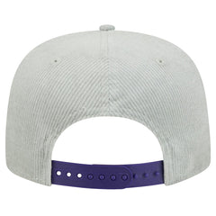 Los Angeles Lakers Throwback Corduroy Golfer Snapback Hat - Gray | New Era online