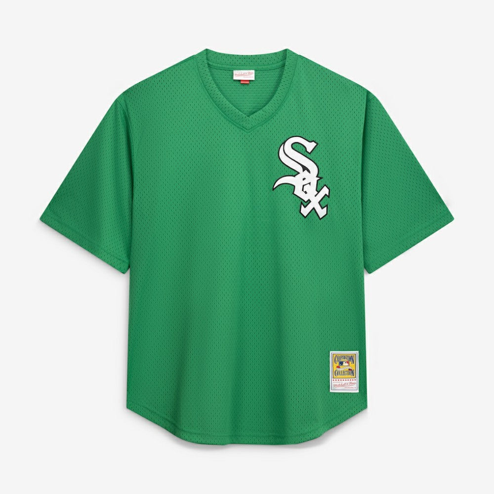 Frank Thomas Chicago White Sox Profile Big & Tall Cooperstown Collection Mesh Batting Practice Jersey - Kelly Green
