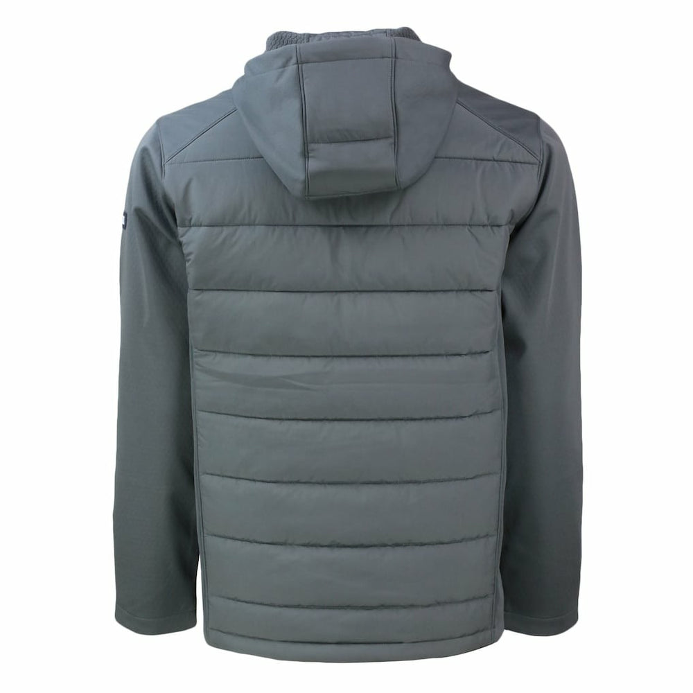 NFL Denver Broncos Cutter & Buck Evoke PrimaLoft Hybrid Eco Softshell Recycled Full-Zip Hooded Jacket