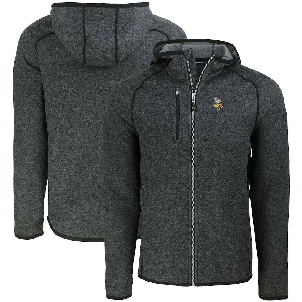 NFL Minnesota Vikings Cutter & Buck Mainsail Full-Zip Hooded Jacket