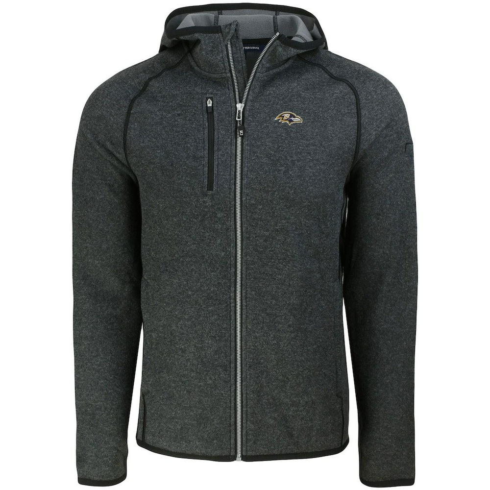 NFL Baltimore Ravens Cutter & Buck Mainsail Full-Zip Hooded Jacket