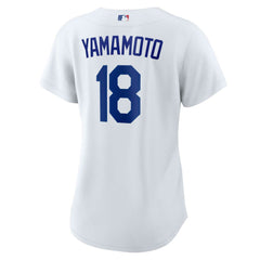 Yoshinobu Yamamoto Los Angeles Dodgers Women's Home Replica Player Jersey - White | Nike