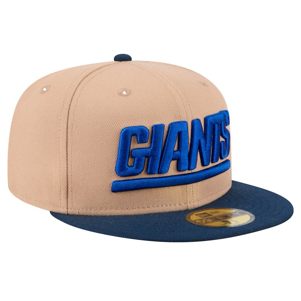 NFL New York Giants Wordmark Logo Main 59FIFTY Fitted Hat