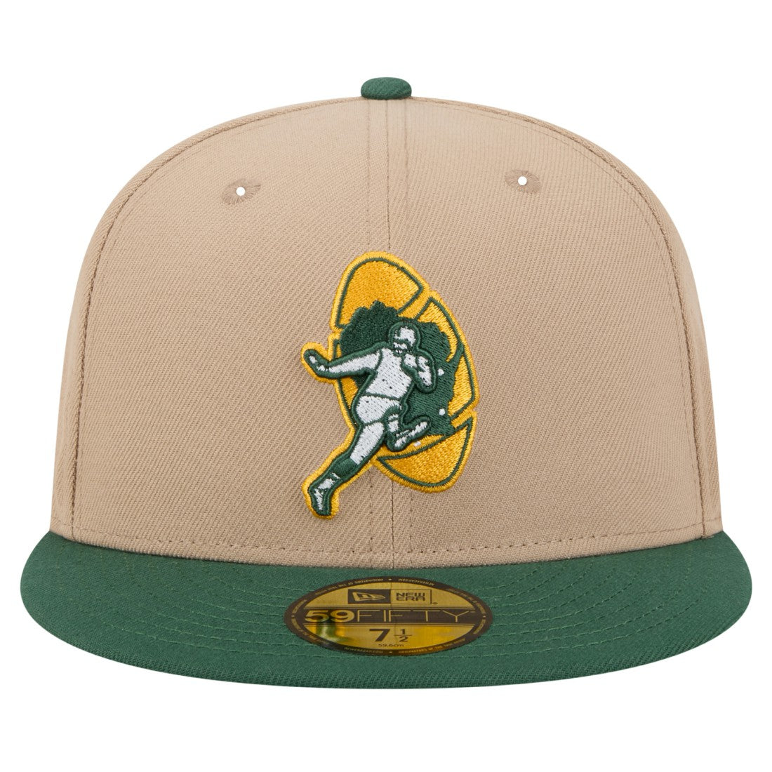 NFL Green Bay Packers Throwback Logo Main 59FIFTY Fitted Hat