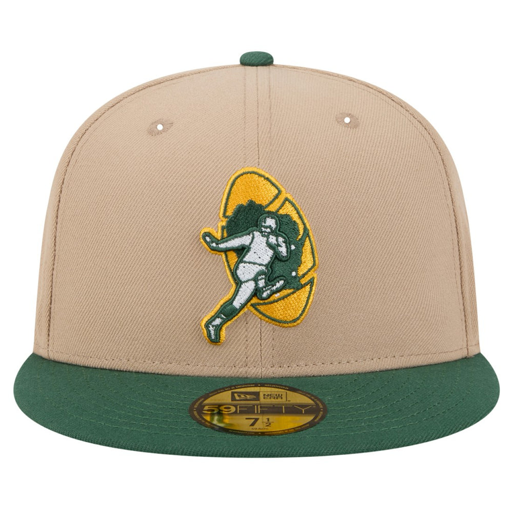 NFL Green Bay Packers Throwback Logo Main 59FIFTY Fitted Hat