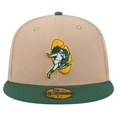 NFL Green Bay Packers Throwback Logo Main 59FIFTY Fitted Hat