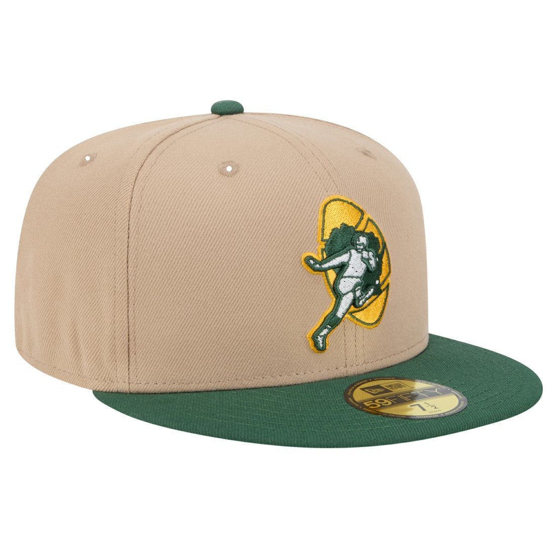 NFL Green Bay Packers Throwback Logo Main 59FIFTY Fitted Hat