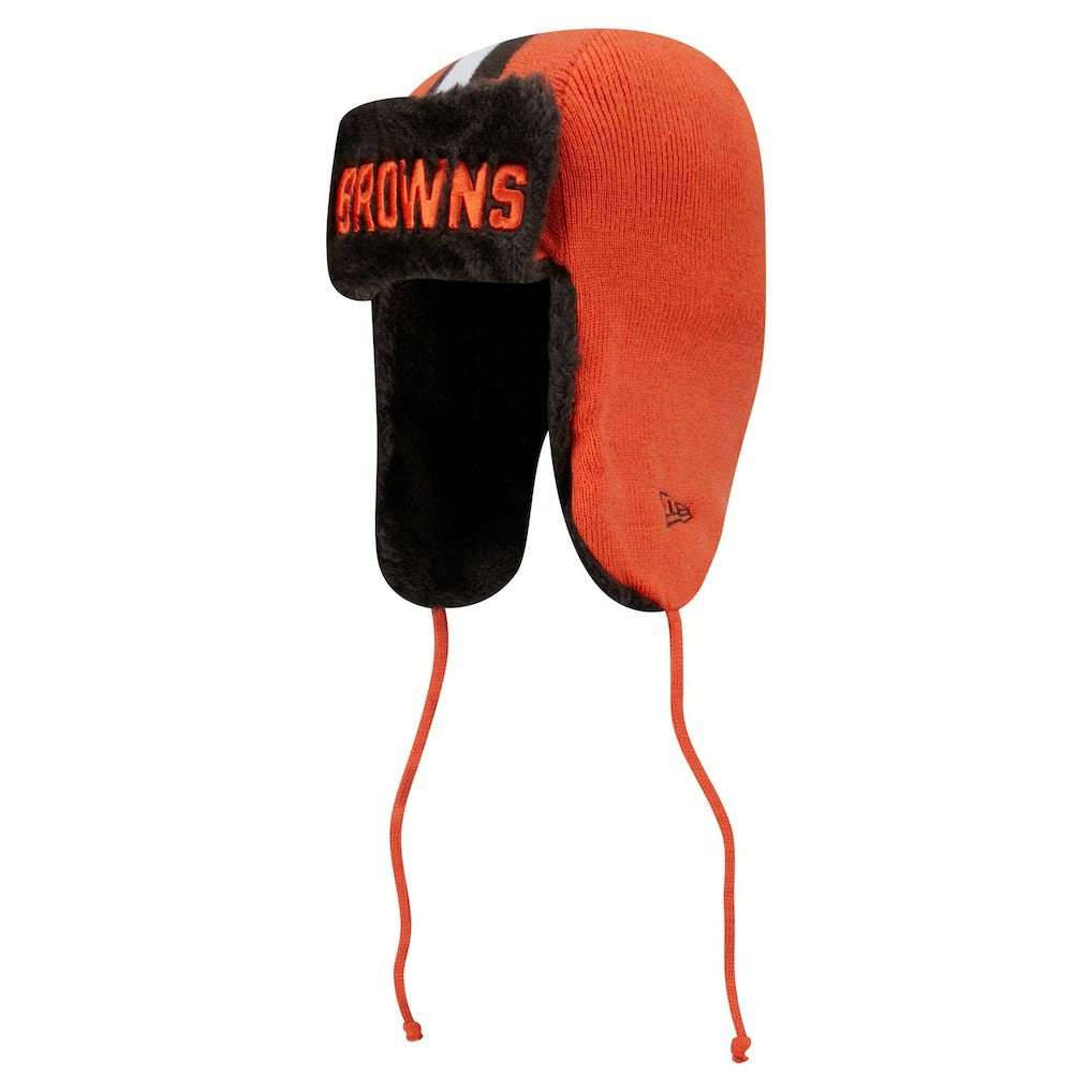 NFL Cleveland Browns Helmet Head Trapper Knit Hat