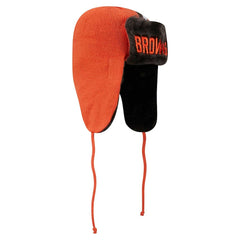 NFL Cleveland Browns Helmet Head Trapper Knit Hat