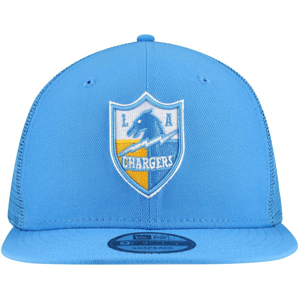 NFL Los Angeles Chargers Throwback Main Trucker 9FIFTY Snapback Hat