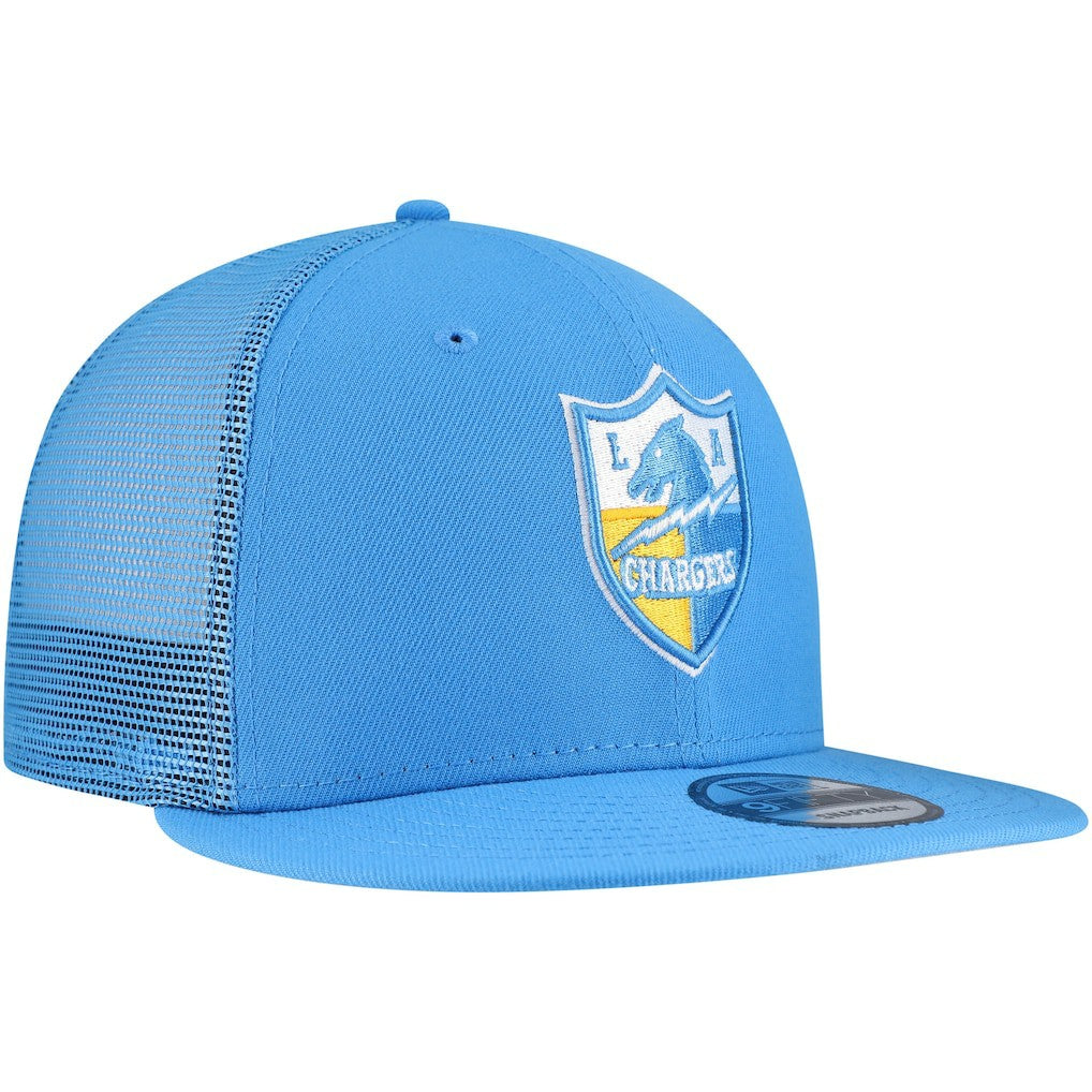 NFL Los Angeles Chargers Throwback Main Trucker 9FIFTY Snapback Hat