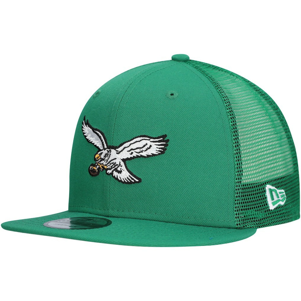 NFL Philadelphia Eagles Throwback Main Trucker 9FIFTY Snapback Hat