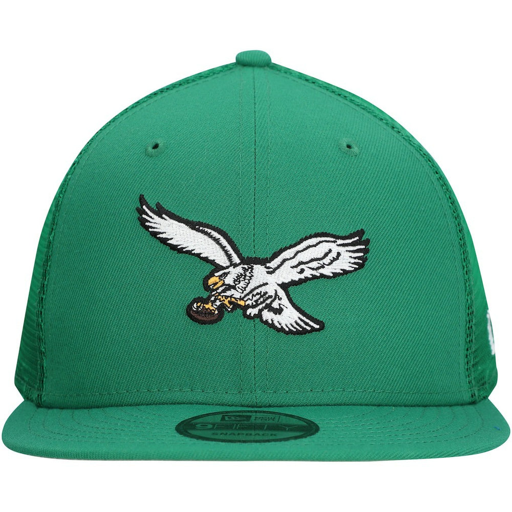 NFL Philadelphia Eagles Throwback Main Trucker 9FIFTY Snapback Hat