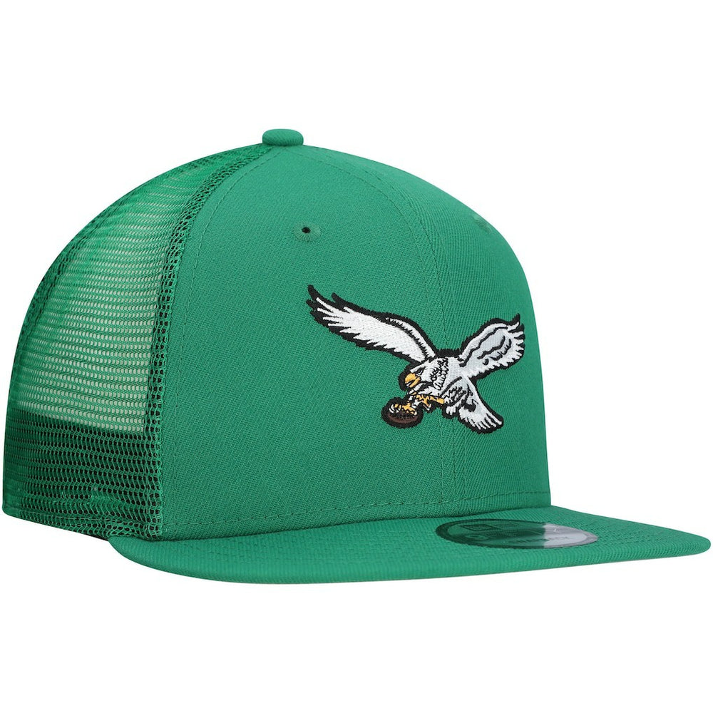 NFL Philadelphia Eagles Throwback Main Trucker 9FIFTY Snapback Hat