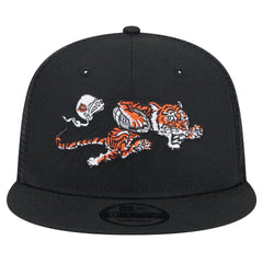 NFL Cincinnati Bengals Throwback Main Trucker 9FIFTY Snapback Hat