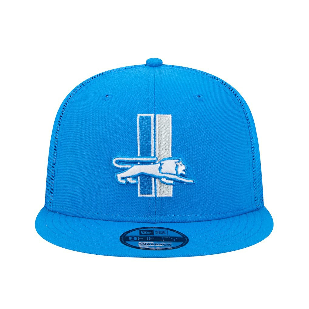 NFL Detroit Lions Throwback Main Trucker 9FIFTY Snapback Hat