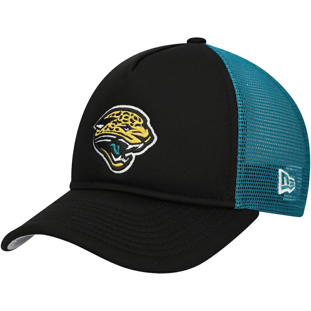 NFL Jacksonville Jaguars Youth A-Frame 9FORTY Trucker Adjustable Hat