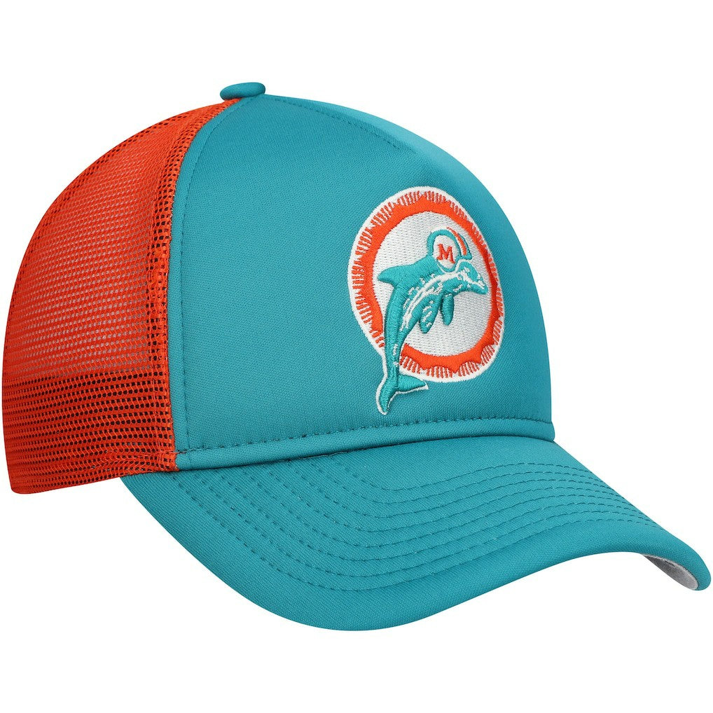NFL Miami Dolphins Youth A-Frame 9FORTY Trucker Adjustable Hat
