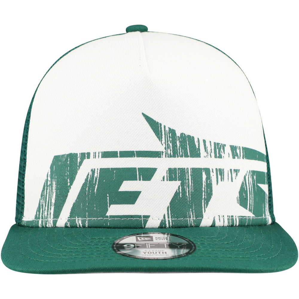 NFL New York Jets Youth Distressed 9FIFTY A-Frame Snapback Hat