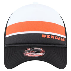 NFL Cincinnati Bengals Youth Sport Night Color Block 9FORTY A-Frame Trucker Adjustable Hat
