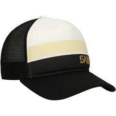 NFL New Orleans Saints Youth Sport Night Color Block 9FORTY A-Frame Trucker Adjustable Hat