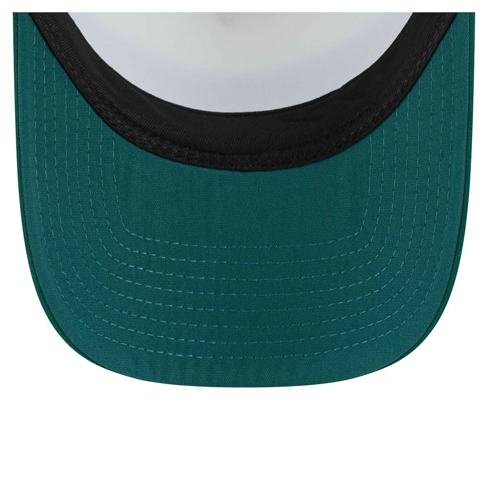NFL Philadelphia Eagles Youth Sport Night Color Block 9FORTY A-Frame Trucker Adjustable Hat