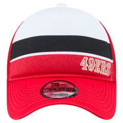 NFL San Francisco 49ers Youth Sport Night Color Block 9FORTY A-Frame Trucker Adjustable Hat