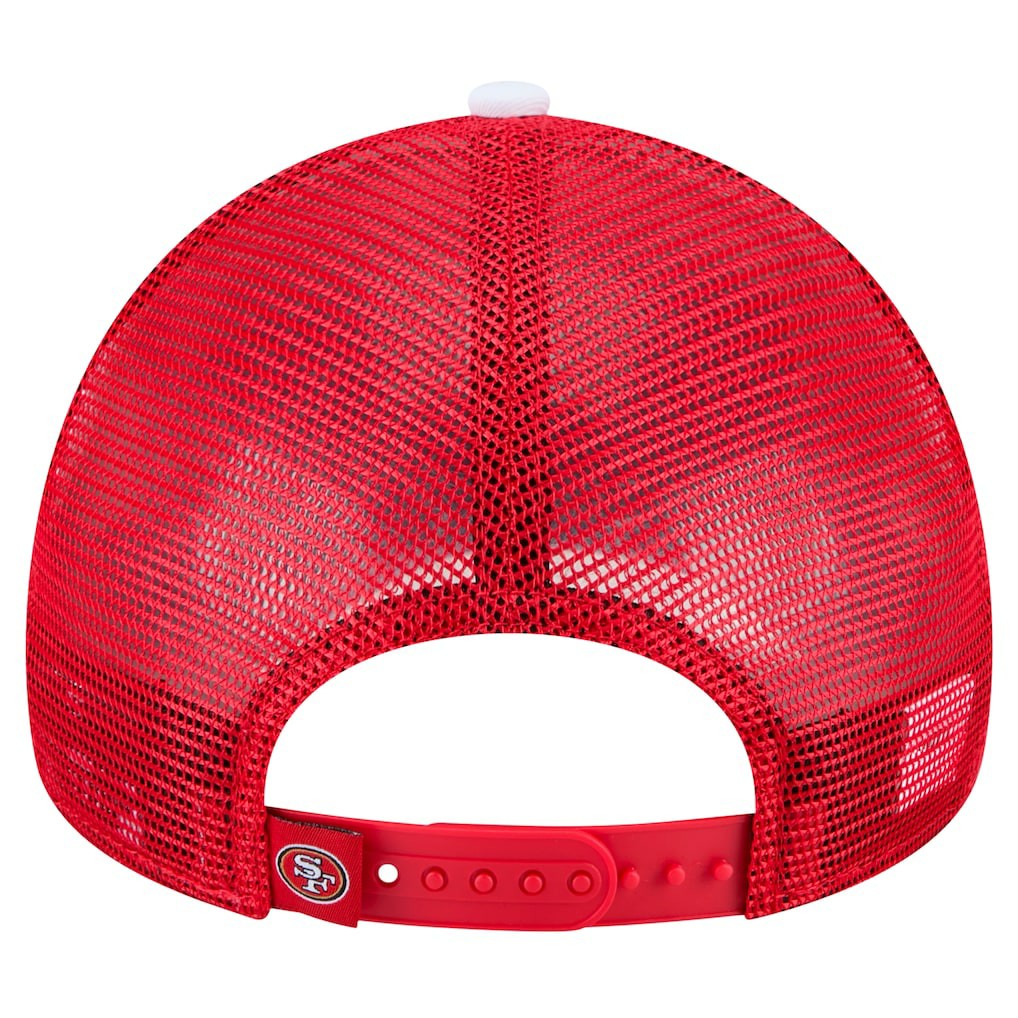 NFL San Francisco 49ers Youth Sport Night Color Block 9FORTY A-Frame Trucker Adjustable Hat