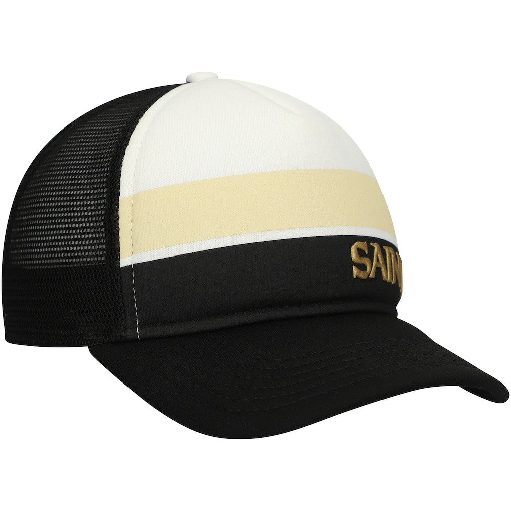 NFL New Orleans Saints Preschool Sport Night Color Block 9FORTY A-Frame Trucker Adjustable Hat
