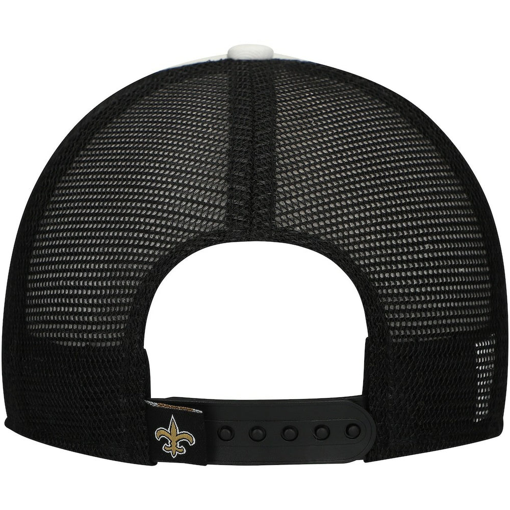 NFL New Orleans Saints Preschool Sport Night Color Block 9FORTY A-Frame Trucker Adjustable Hat
