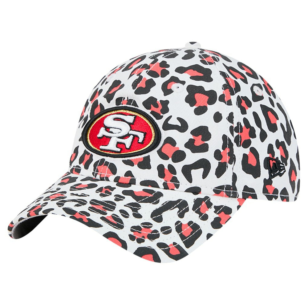NFL San Francisco 49ers Girls Youth Active Leopard 9TWENTY Adjustable Hat